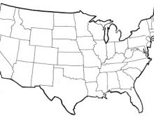 usa map blank