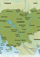 map of cambodia