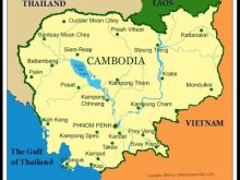 map of cambodia