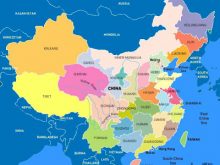 china world map