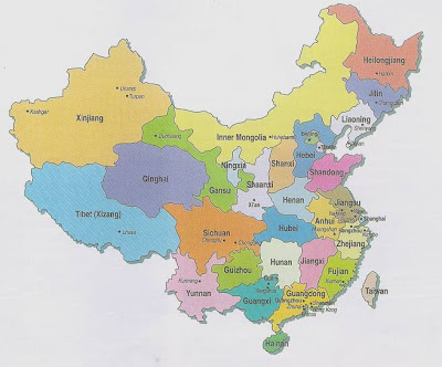 china world map