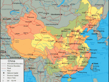 china world map