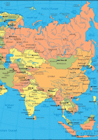 map of asia