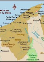 map of Brunei