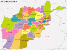 Mapa de AfganistC3A1n