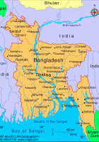 Map of Bangladesh