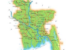 Map of Bangladesh
