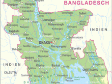 Map of Bangladesh