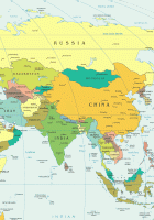 map of asia