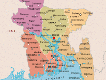 Map of Bangladesh