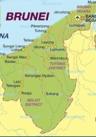 map of Brunei