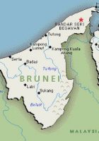 map of Brunei
