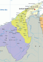 Map of Brunei
