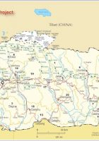 Map of Bhutan