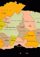 Map of Bhutan