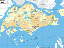 Map of Singapore