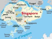 Map of Singapore