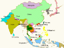 map of asia