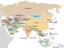 map of asia