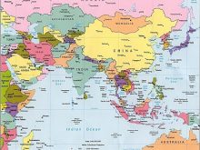 map of asia