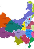 Map of political china