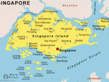 Map of Singapore