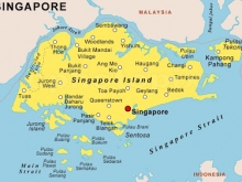 Map of Singapore