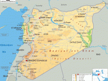 map of syria