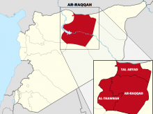 map of ar raqqah