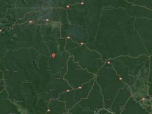 map of gabon