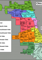 Chicago community areas map