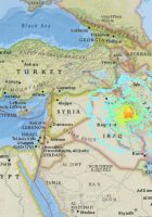 Sulaymaniyah earthquake map