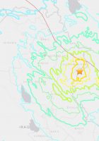 Sulaymaniyah earthquake map