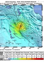 Sulaymaniyah earthquake map