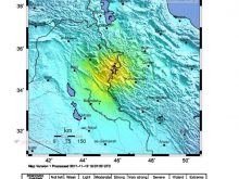 Sulaymaniyah earthquake map